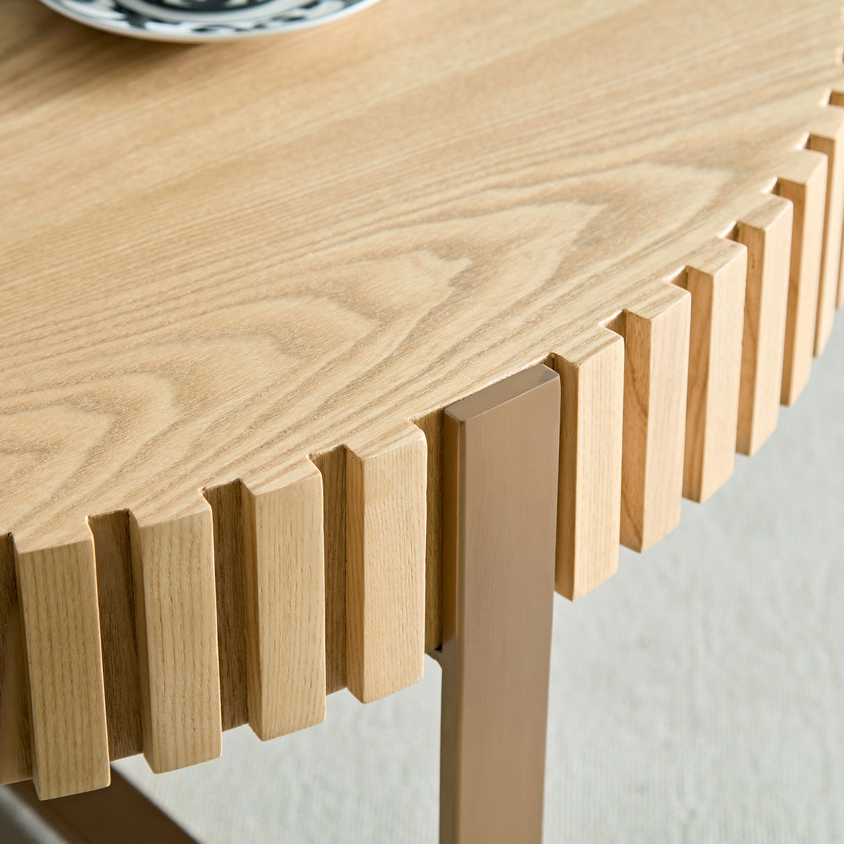 Modern Handcraft Drum Coffee Table