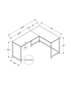 Computer Desk, Home Office, Corner, L Shape, Laptop, Contemporary & Modern - Best Buy Furniture