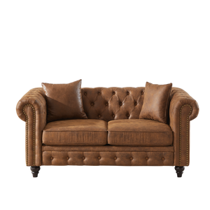 FX 63.5" Contemporary Design Chesterfield Sofa