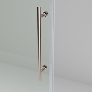 56-60"W x 76"H Frameless Sliding Shower Door