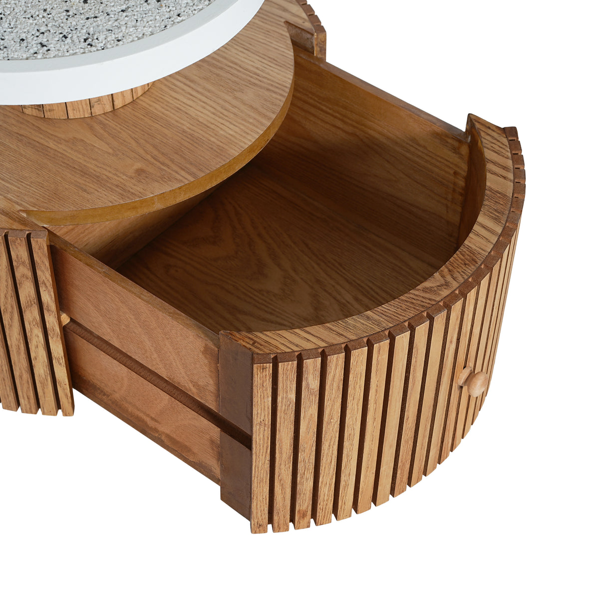 Unique Four-Leaf Clover Side Table for Living Room, Bedroom & Small Spaces