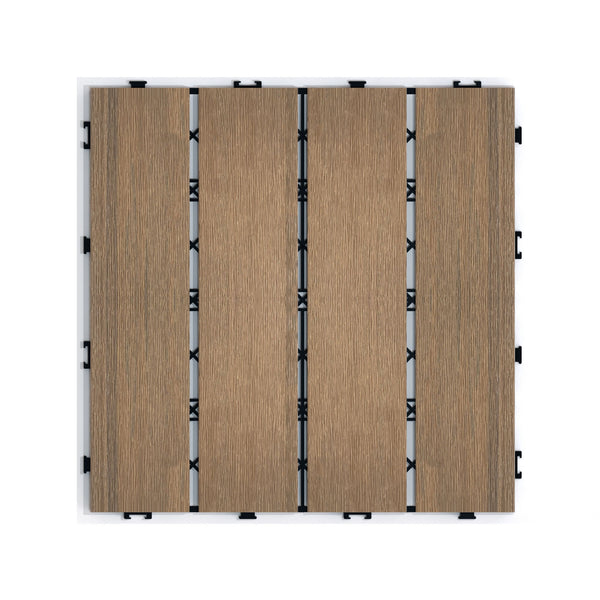 Patio Deck Tiles, Pack Of 22
