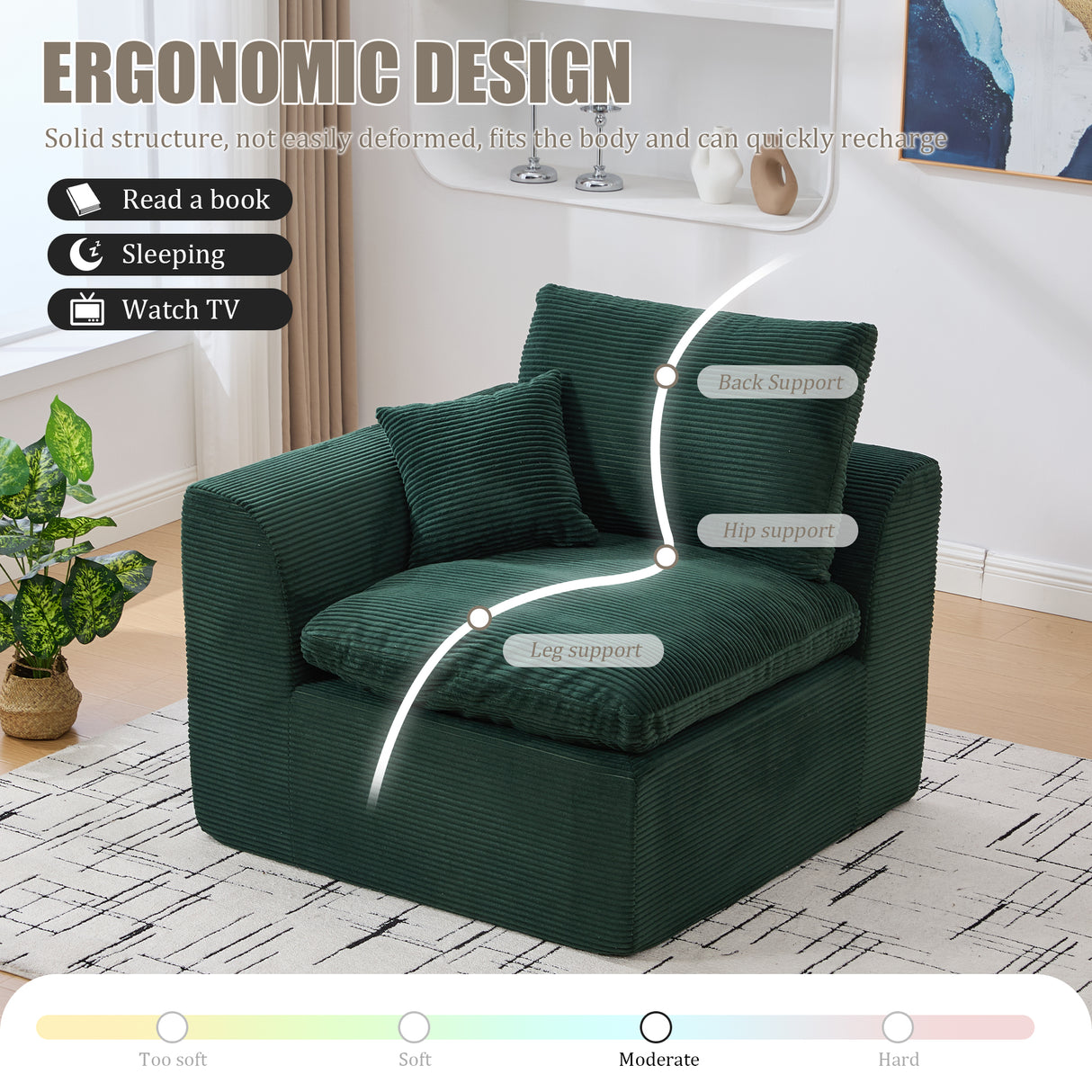 United We Win Modular Sectional Sofa - Comfy Cloud Design