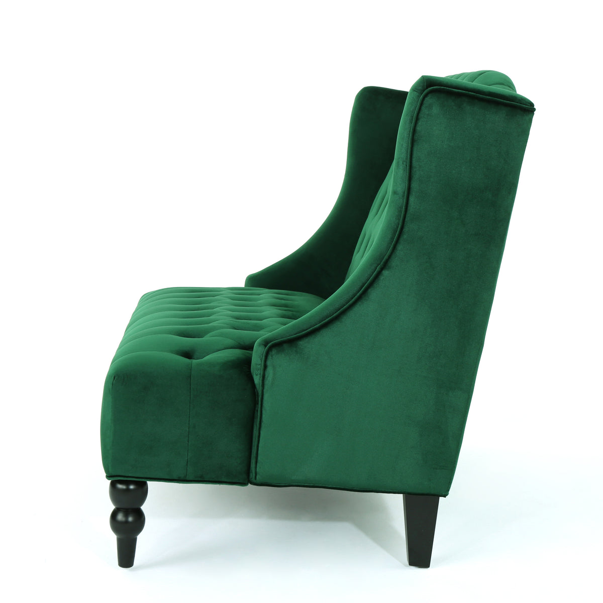 Modern Glam Velvet Loveseat