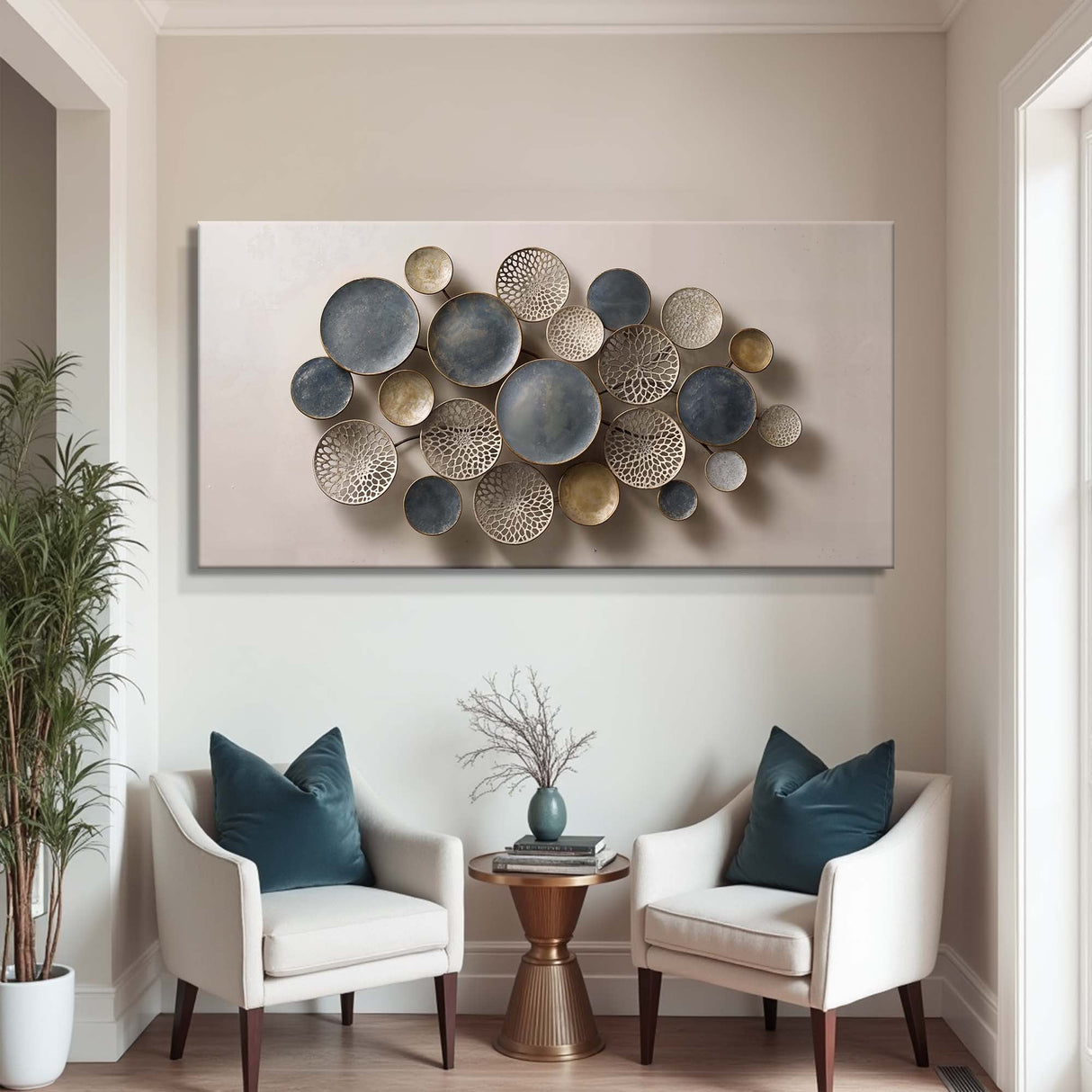 Lotus Leaf Abstract Wall Art IV