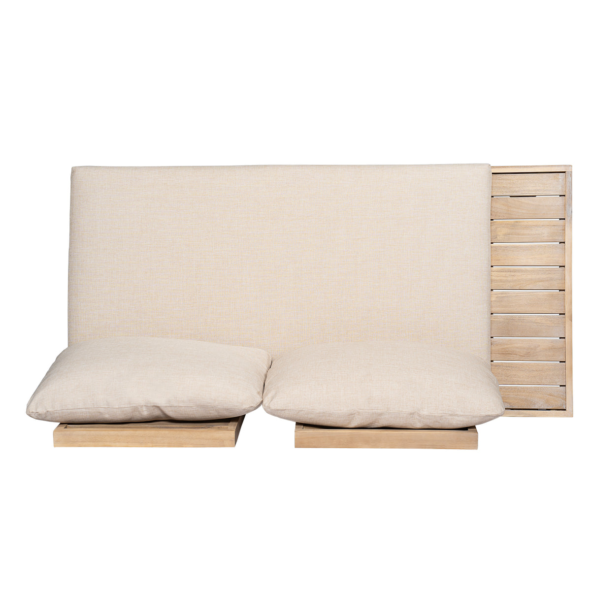 Topia Acacia 4-Pieces Sofa Sectional Set