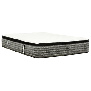 14" Premium Hybrid Mattress In A Box Plush Gel Memory Foam Top With Cooling Technology - Gray / White - Queen