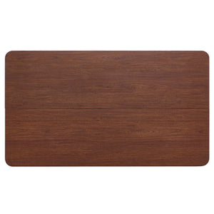 Compact Dining Table - Walnut / Black