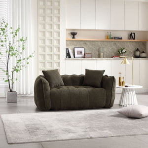 Cozy Beanbag Chair With High Resilience Foam Core For 2