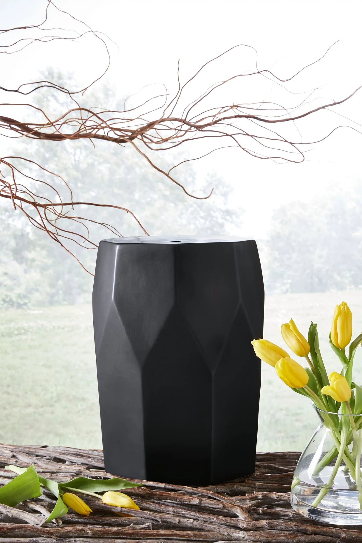 Rhysworth - Stool - Black - Best Buy Furniture
