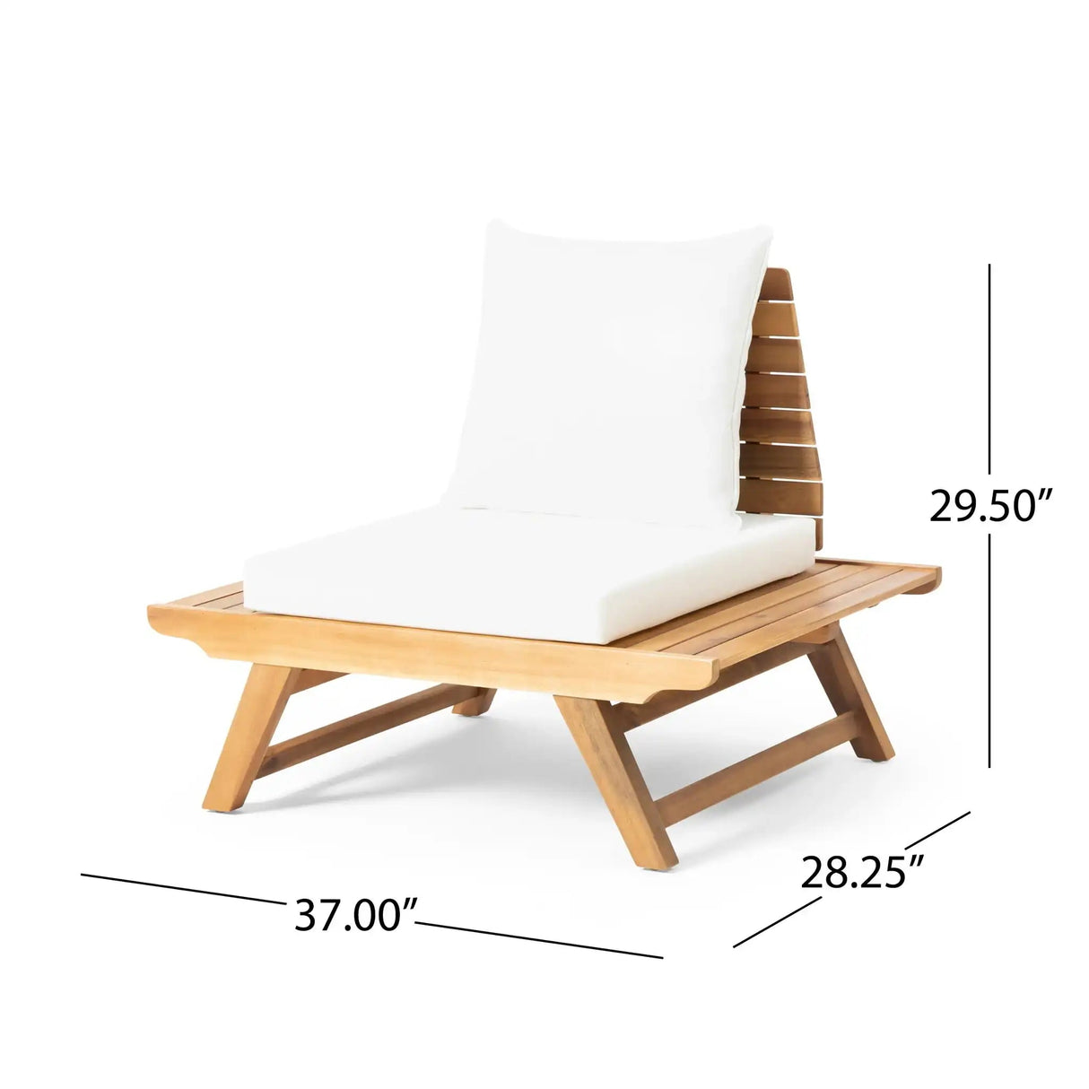 Sedona - Outdoor Club Chair With Slatted Design - Best Buy Furniture