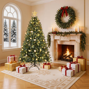 Christmas Tree With Warm Leds