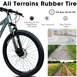 Ecarpat 26 Inch All-Terrain Mountain Bike