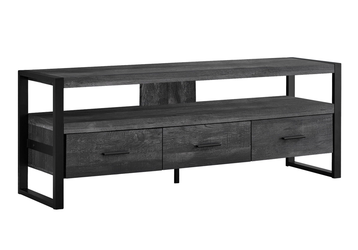 TV Stand, Console, Media Entertainment Center, Storage Solution Drawers - Black - Best Buy Furniture