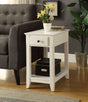 Bertie - Accent Table - White - Best Buy Furniture