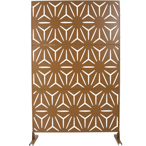 Outdoor & Indoor Metal Privacy Screen, Freestanding Decorative Panels