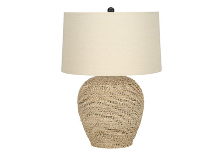 Lighting, Table Lamp, Rattan, Resin, Transitional - Beige - Best Buy Furniture