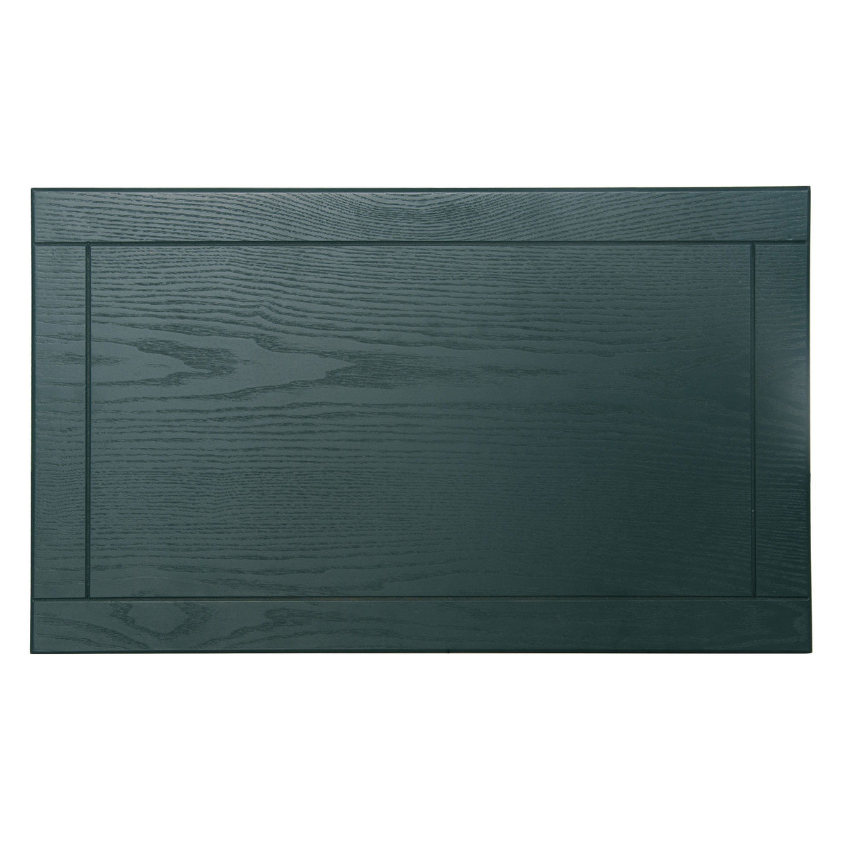Hollow Carved 3 Drawer Dresser With Metal Handles, Storage Chest For Living Room Or Bedroom - Blackish Green