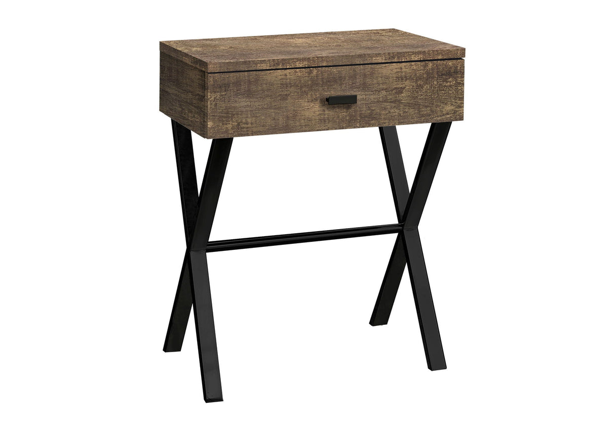Accent Side X Table, Storage Drawer, Contemporary & Modern - Best Buy Furniture