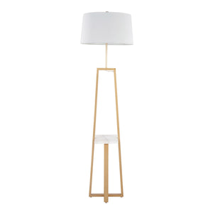 Cosmo - Shelf Contemporary / Glam Floor Lamp