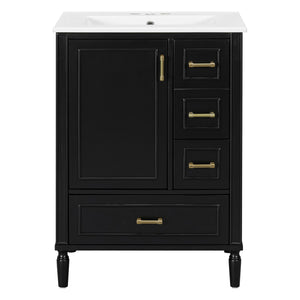 Traditional Bathroom Vanity Set With Soft Close Doors