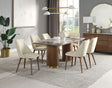 Willene - Ceramic Top Dining Table - Walnut - Best Buy Furniture