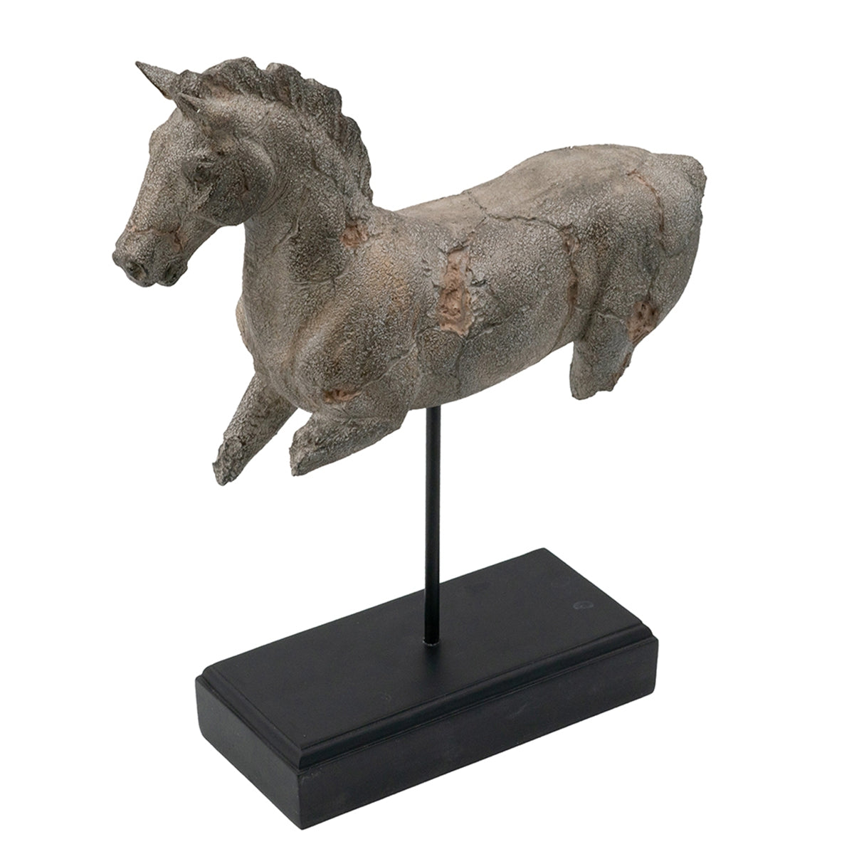 Antique Horse Statue On Stand
