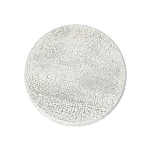 U_Style Outdoor Patio Accent Table with Crack Process