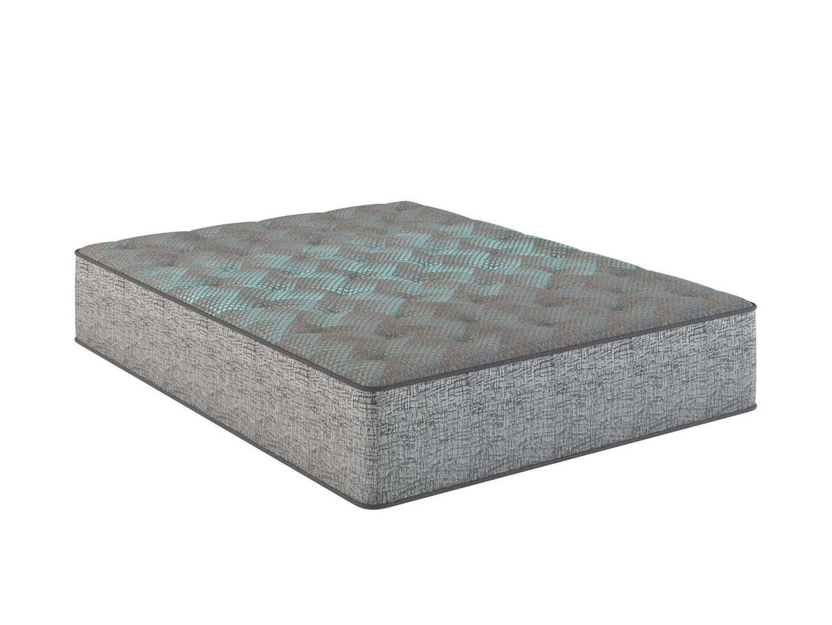 Restonic comfort care 13' hybrid mattress, individual pocketed coil mattress , plush comfort