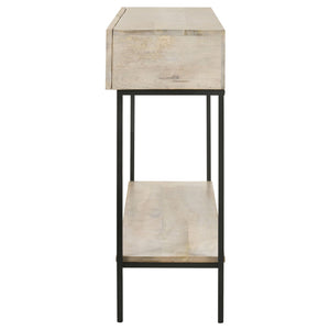 Terrace - 2 Drawer Entryway Console Table - White Washed