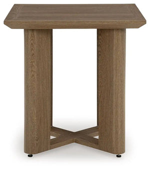 Serene Bay - Square End Table - Dark Brown - Best Buy Furniture