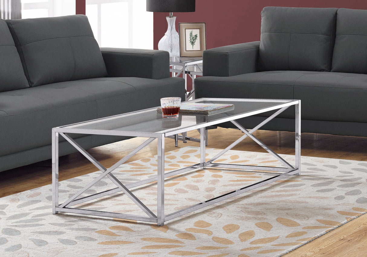 Table, Rectangular, Contemporary & Modern - Chrome - Best Buy Furniture