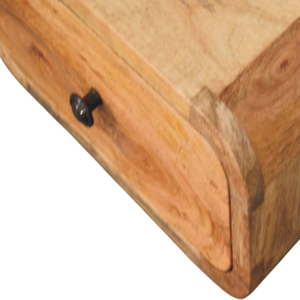 Avora Mini Wall-Mounted Oak-ish Nightstand, 1-Drawer