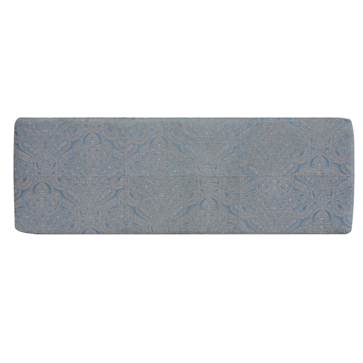 Indoor Jacquard Storage Ottoman Bench
