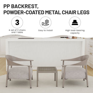 Furniture Set With Seat Cushions, Sturdy And Durable