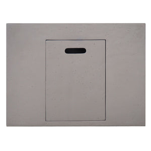 Outdoor Patio Square Gas Burning Concrete Fire Pit 40, 000 Btu