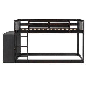 Bunk Bed With 4 Drawers And 3 Shelves