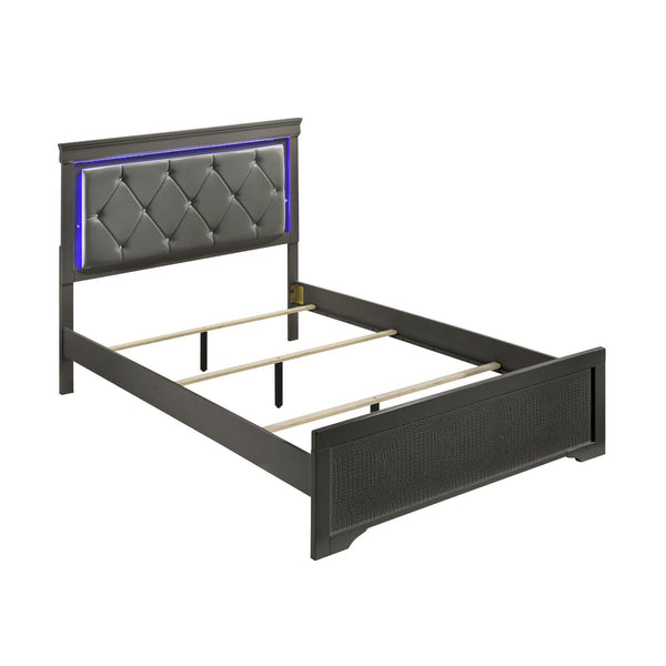 Blaze - Modern Bed With LED Headboard
