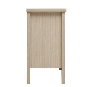 Modern Storage Cabinet With 4 Doors & Adjustable Shelves