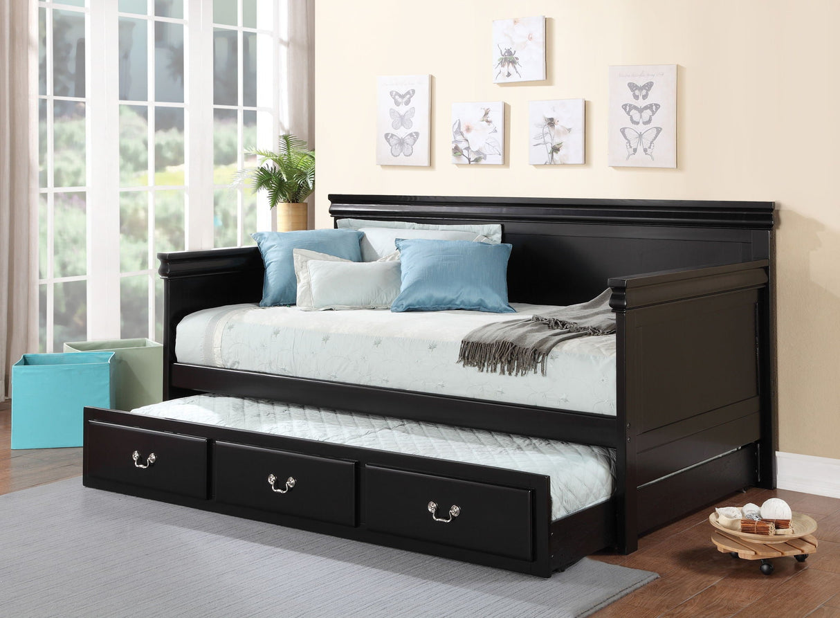Bailee - Twin Daybed - Black - Best Buy Furniture