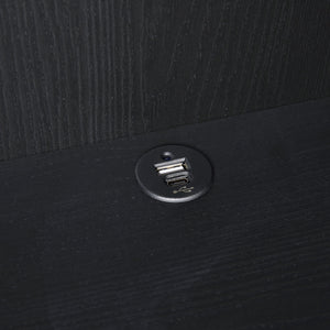 Geary - 3 Shelf Bookcase With USB Charging And Lockable Top Drawer