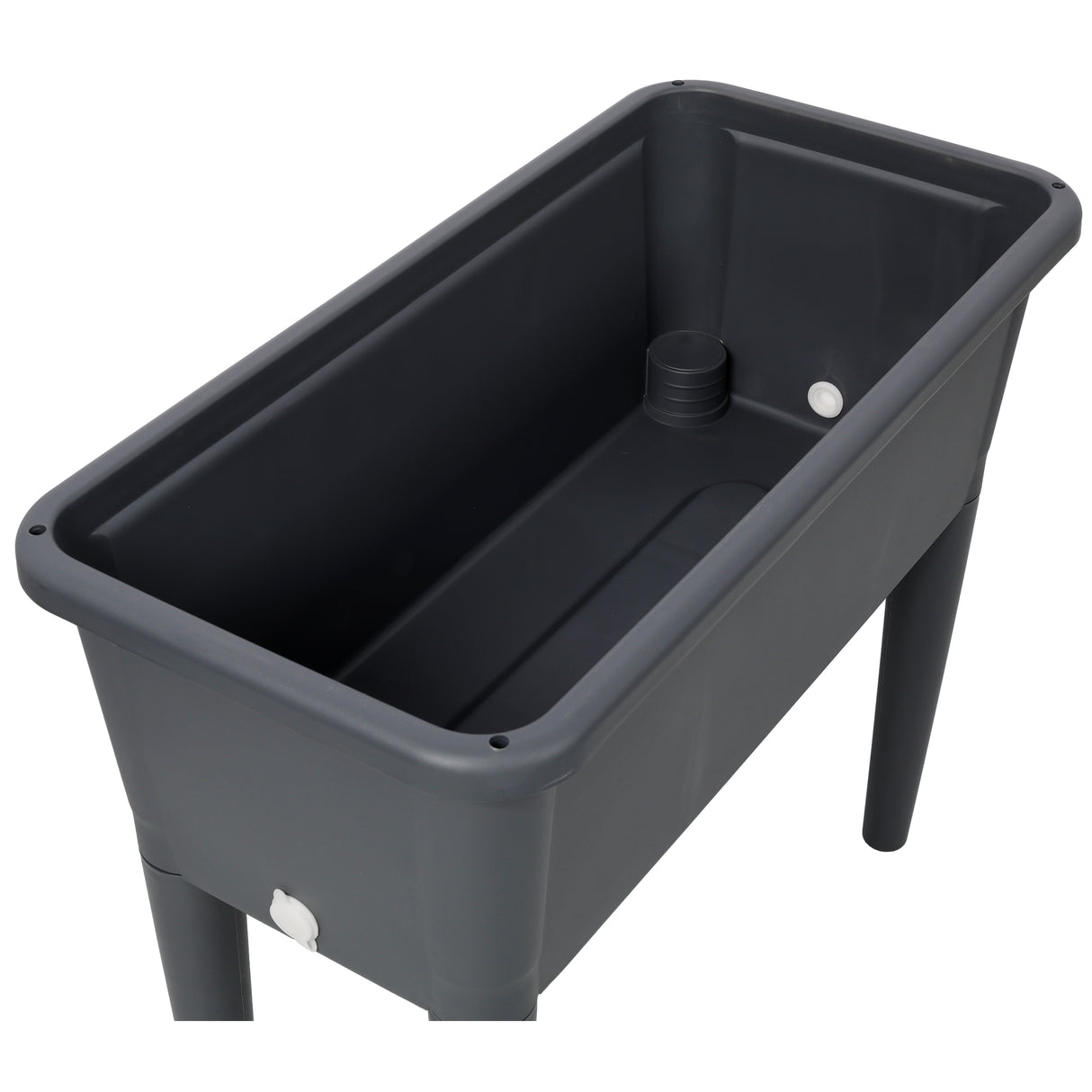 Raised Garden Bed with Ventilated Transparent Greenhouse Lid