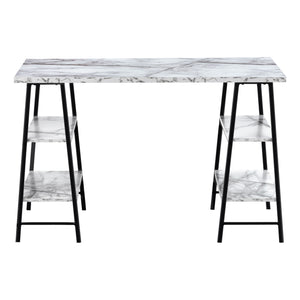 Computer Desk For Home Office, Laptop, Storage Shelves, Contemporary & Modern