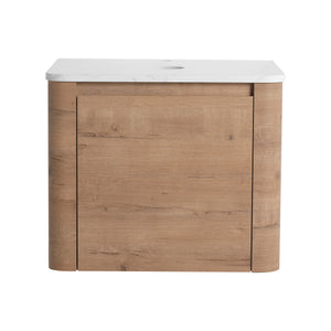 24'' Wall-Mounted Bathroom Vanity with Soft-Close Door