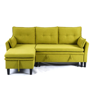 L-Shaped Reversible Chaise Sectional Sofa With Storage