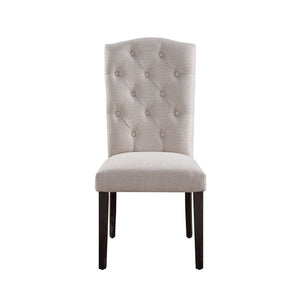 Gerardo - Linen Weathered Dining Chair (Set of 2) - Beige - Best Buy Furniture