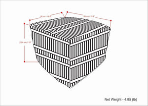 Safford - Square Outdoor / Indoor Pouf