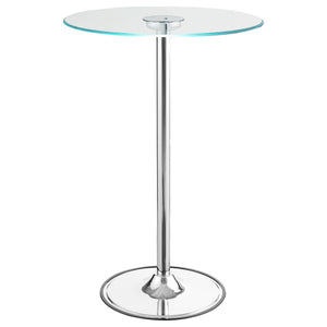 Indra - LED Bistro Table - Chrome