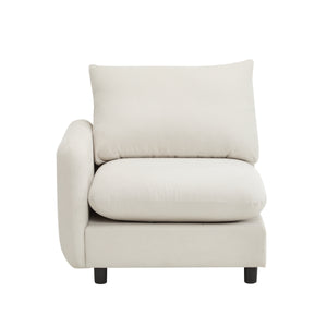 69 in. 3-Piece L Shaped Modular Free Combination Sectional Sofa Couch