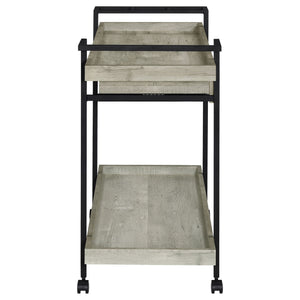 Begonia - 1 Drawer Cart - Driftwood